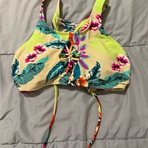Floral Tropical Bikini Top